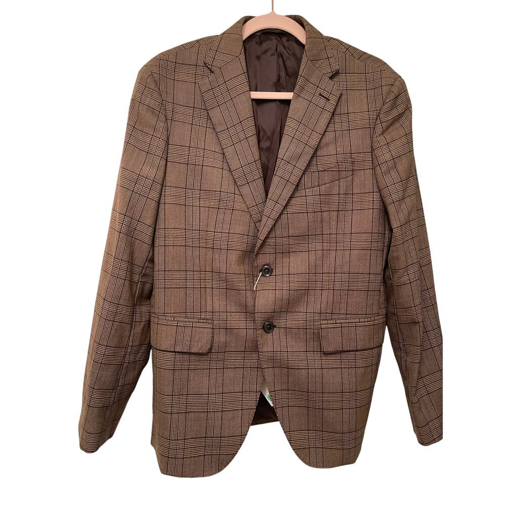 Tornabuoni Brown “The Suit” Coat, NWT, size: 48 Italian